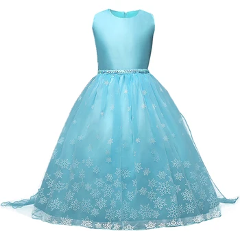Christmas Halloween Costumes Baby Girls Anna Elsa Dresses for Girls Princess New Year Birthday Dress Snow Queen Kids Clothes