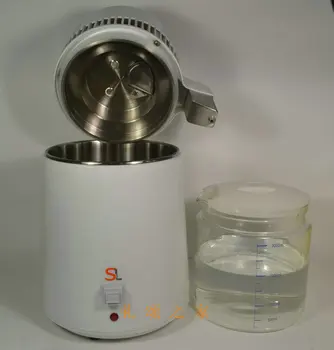 1 pc Seal Ring + household electric water distiller stainless steel pure dental water distiller alcohol with glass jar