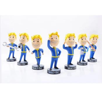1pcs Funko Pop Fallout 4 Vault Boy Action Figure toys 7 styles Funko gaming heads fallout 4 vault boy bobbleheads series toy