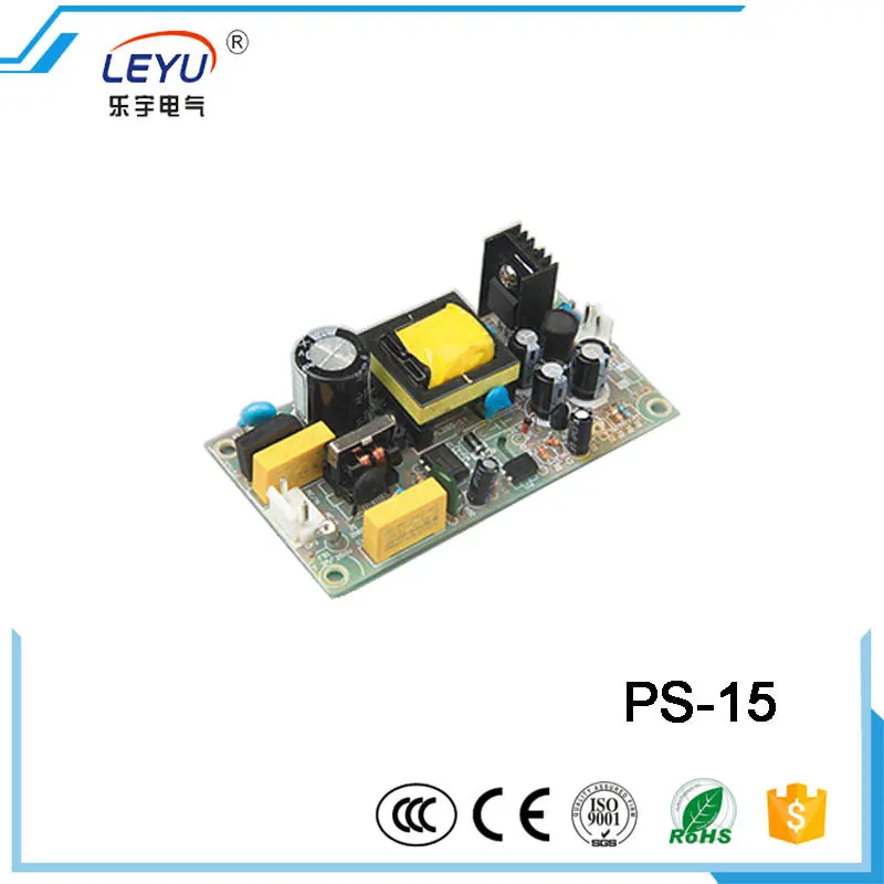 Price 15 watt switch model power supply 15 volt CE RoHS PS-15-15 single output ac dc power supply