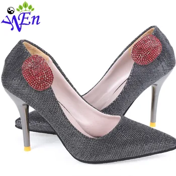 Shoes clips decorative shop Shoe accessories shoe clip crystal rhinestones charm metal material N503