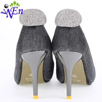 Shoes clips decorative shop Shoe accessories shoe clip crystal rhinestones charm metal material N503