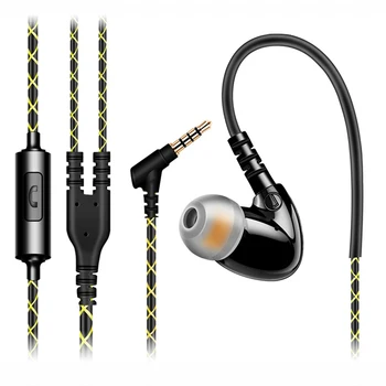 Hi-Fi Sports Earphones Running Waterproof Sweat proof IPX5 with mic in-ear Ear hook Headset Mobile Stereo Bass for iPhone mp3