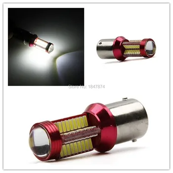 Newest white canbus S25 1156 BA15S/P21W 78SMD 3014 car led reverse light turn signal lamp auto brake bulb source accessory dc12V