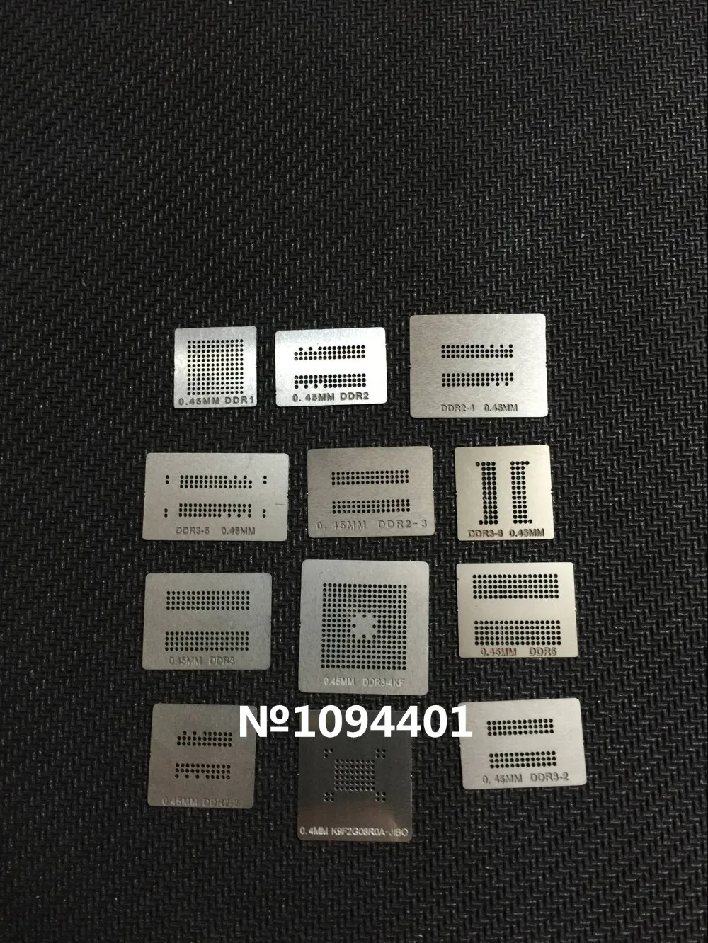 12pcs*  DDR1 DDR2 DDR3 DDR4 DDR5 BGA Stencil Template