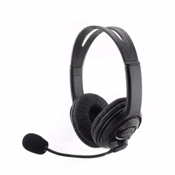 Wired Game Live Gaming Headset Music Studio Stereo Ear Headphones Earpphones Microphone For PS3 PC Laptop Media Player