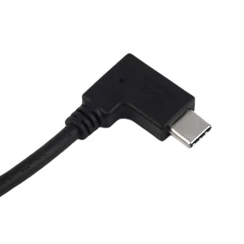 1M 90 Degree Right Angled USB 3.1 Type C Male USB-C to Type A Male Data Cable 1m Wholesale