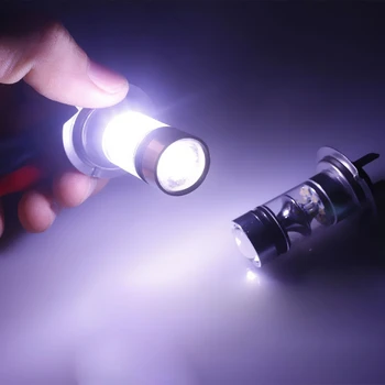 Brand New 2Pcs H7 100W LED 20-SMD Projector Fog Tail Driving Car Headlight Lamp DRL Bulb