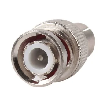 BNC male to RCA male connector Adapter BNC-RCA Male to Male plug for CCTV Accessory