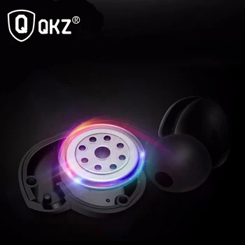 QKZ DM600 Earphones Original Sport in Ear Earphone With Mic 3.5mm HIFI Stereo Noise isolating fone de ouvido auriculares