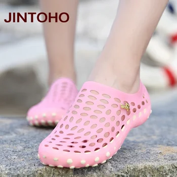 Summer Fashion Couple Beach Shoes Waterproof Hollow Casual Women and Men Summer Sandals Shoes Breathable X1061 35