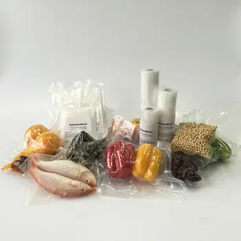 30 x 40cm 25pcs KitchenBossFood Grade Membranes Vacuum Bags Kitchen Vacuum Food Sealer bag Keeps Fresh up to 6x Longer
