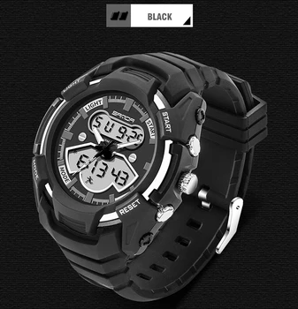 Fashion Style SANDA Mens Watch Top Brand Luxury Rubber Quartz-watch Chronograph Luminous Sport Men Wrist Watch Reloj Hombre
