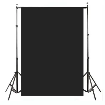 5x7ft Thin Vinyl Black Photography Background For Studio Photo Props Plain Black Photographic Backdrops cloth 1.5x2.1m