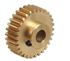 42L-C6450 0.8M 95teeth 6mm hole convex copper motors gear