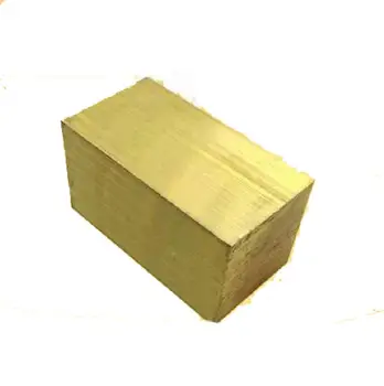 100*100*8mm Brass Cube block Bar Square Rod plate sheet DIY Rivet material , Building material