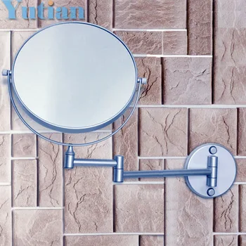 Wholesale fashionable bathroom in wall Aluminium make up mirror /8