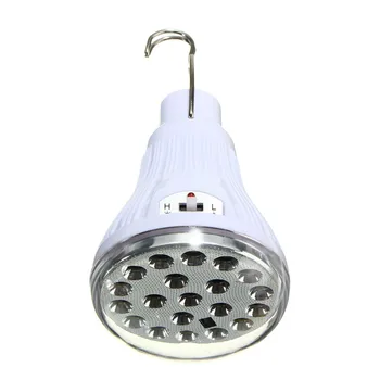Portable LED Solar Light Bulb 20led Hooking Lamp Outdoor Solar Panel Camping Lamp Garden Travel Lighting with Remote Control