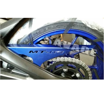 CNC Aluminum Chain Guards Cover Protector Blue ! For Yamaha MT-09-, MT-09 Tracer
