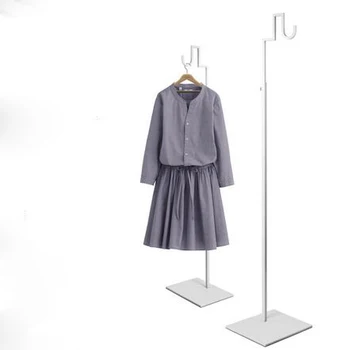 Clothing Garment Apparel holder coat rack clothing hook hanger display rack floor stand standing