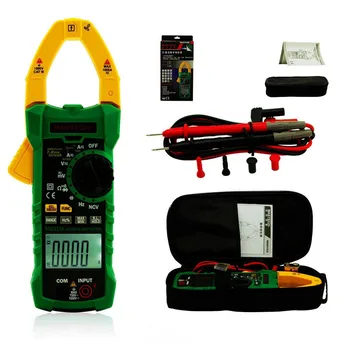 1pcs Mastech MS2115A 6000 Counts True RMS Digital Clamp Meter AC/DC Voltage Current Tester with INRUSH and NCV Measurement