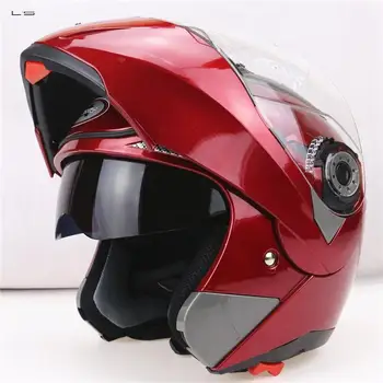 Motorcycle Helmets Flip up helmet with inner sun visor everybody affordable JIEKAI-150