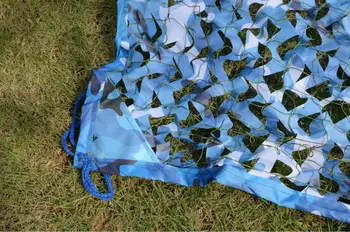 2*9M(78.7in*354in) ocean blue military camouflage net blue army netting huntting net  camo netting