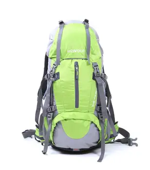 Hewolf 50L adjustable waterproof Mountaineering rucksack Sports Travel Bags Outdoor Camping Hiking fishing Climbing backpack