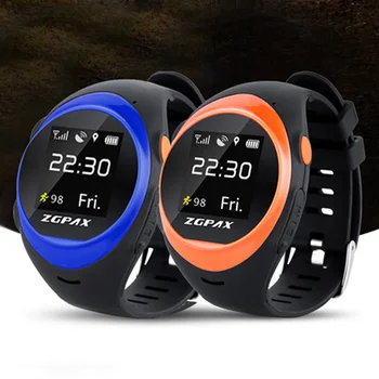 ZGPAX Elder GPS Watch Smart Watch for IOS Huawei Sony Smartwatch with SOS Anti-falling Alarm GPS Tracking Old Man Kid Smartwatch