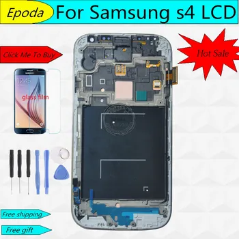 Replacement LCD For Samsung Galaxy S4 i9505 i9500 i337 LCD Display Touch screen Digitizer With Frame +tools