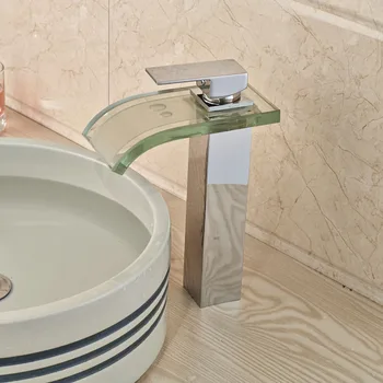Wholesale And Retail LED Bathroom Sink Faucet Chrome Finish Basin Faucet Tap