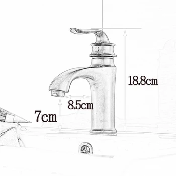 Luxury Stainless Steel Nickel Brushed Countertop Bathroom Sink Faucet Hot and Cold Water Mixer Tap