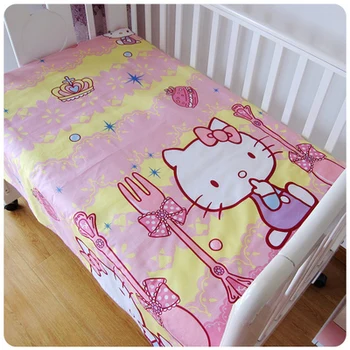Promotion! 6PCS Baby Bedding Crib Sets,Baby Bumper for Crib,Juegos de Sabanas Para Cunas,include(bumper+sheet+pillow cover)