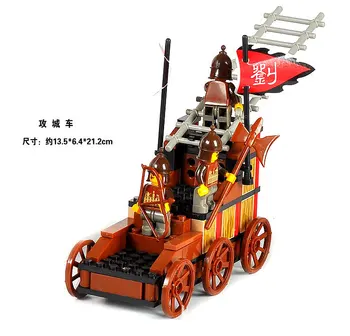 SLUBAN 2017 New Romance of the Three Kingdoms Battle of Jingzhou Building Block Set 3D Construction Brick GIFT Toys DIY