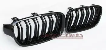 1 Pair F30 Car Styling Grill M3 Style F31 Kidney Black Replacement Grille For BMW F30 F31 2012+ 320i 325i 328i 335i Gloss Black
