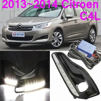 Car-styling, C4L day light,2013 2016,LED,!2pcs,Elysee, C4L fog lamp,car-covers,Picasso,C-QUATRE,C4,C5,C4 L
