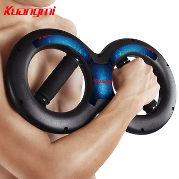 Kuangmi Powerball 5kg-20kg 8 Shape Power Wrists Power Of Arm Wrist Forearm Strength Force Exerciser with Springs 1PC