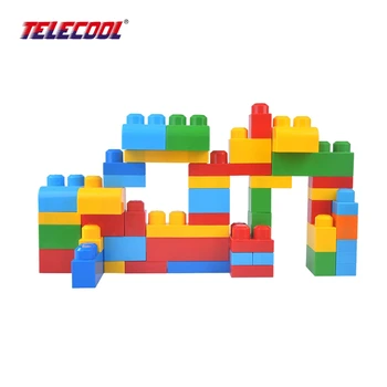 TELECOOL 60 Piece/Set 2cm-12.6cm Classic Big Building Blocks Educational Inspired Learning Kids Toys Compatible with Lepin
