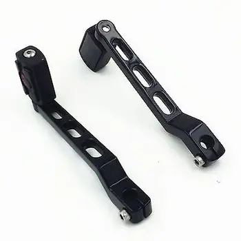 Black Pair Gear Shift Lever Shifter w/ Footrest Foot Pegs for Harley Custom motorcycle