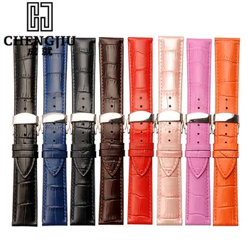 12 13 14 16 17 18 19 20 21 22 mm Watch Wrist Band Watchband Straps Belt For Tissot For Longines For IWC Calf Leather Bracelets