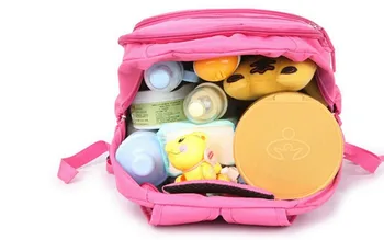 32*19*42cm Fashion Dot Baby Diaper Bag Backpack High-Capacity Mother Bag Baby Bags Multifunctional Insulation Bottle Nappy Bags