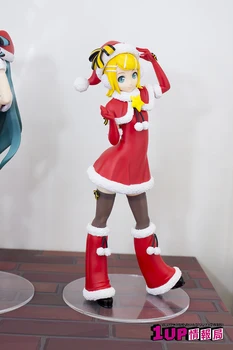23cm Japanese anime figure vocaloid SPM Arcade Future Tone LIN Kagamine Rin Christmas ver action figure collectible model toys