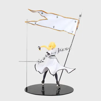 Anime Figure 20 CM Fate/Apocrypha Jeanne d'Arc Saber Lily White Color PVC Action Figure Collectible Toy Model