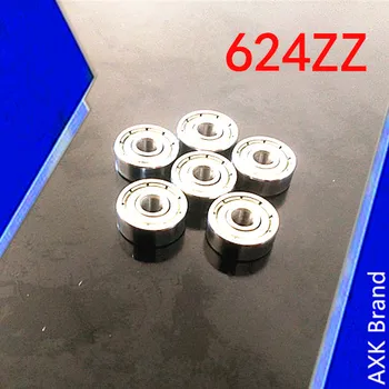 1pcs) Miniature deep groove ball bearing 624ZZ 4*13*5 mm