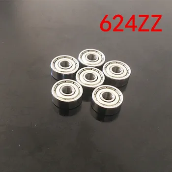 1pcs) Miniature deep groove ball bearing 624ZZ 4*13*5 mm