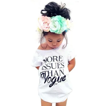 Girls T-shirt Summer Baby Clothes Short-sleeve Tops Toddler T Shirts Kids Clothing