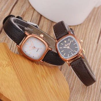 Luobos Small Dial Women Watch Fashion Casual Leather Quartz Wrist Watches Ladies Simple Style Watched Relogio Feminino