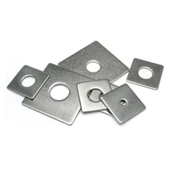 2pcs M16 M16*50*2 M16X50X2 (ID*OD*Thickness) 304 Stainless Steel SS Curtain Wall Square Flat Plain Washer