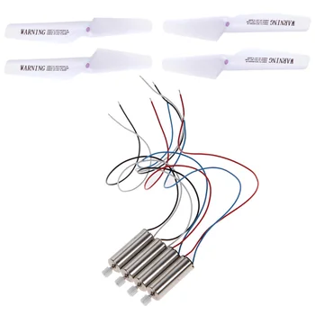 Original Syma X5C Spare Parts Set 4pcs CW/CCW Motor+ 4pcs Propeller For Helicopters Remote Control Accessories AO#P