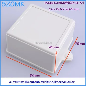 1 pcs  szomk control enclosure outdoor enclosure plastic junction box 80x75x45 mm